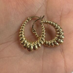 Elegant Gold Hoop Earrings